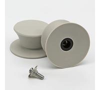 Universal Pot pan Lids Knob Replacement, IFITTING Silicone Heat Resistant Pan Lid Holding Handles ,2Pack White