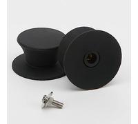 Universal Pot Pan Lids Replacement Knob, HR Huare Technology Silicone Heat Resistant Pan Cover Holding Handles, BPA Free, Dishwasher Safe, Fits Skillets and Kitchen Cookware Covers 2Pack Black