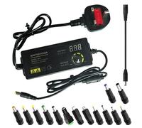 Universal Power Adapter, 3V~24V 3A 72W Adjustable Ac/Dc Power Supply with Polarity Converter and 14 Different Plugs for Routers, Cctv Cameras and LED Strips