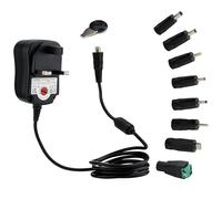 Universal Power Adapter, AC to DC Converter with 8 Tips, Multi Voltage Power Supply 3V-12V, 240V to 12V Adapter, Mains to Plug, Universal Charger for Electronics