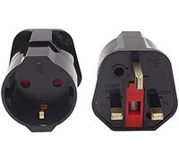 Universal Power Adapter - EU to UK Plug Converter, 250V 16A, International Travel Adapter