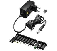 Universal Power Supply 3V-12V, 12W 1A, 11 Adapters, 64568