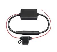 Universal Practical FM Signal Amplifier Anti Interference Car Antenna Radio Booster Amp Auto Parts 25 DB Wider Coverage