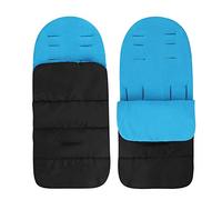 Universal Pram Footmuff 2 In 1 Detachable Pushchair Fleece Lined Foot Cover Waterproof Windproof Baby Stroller Footmuff Infant Toddler Buggy Winter Thick Warm Footmuff with Adjustable Side Zips