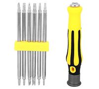Universal Precision Screwdriver Set Multi-Bit Tool Kit for Electronics Repair and Machine Maintenance with Flat Phillips Torx Bits Ergonomic Handle for DIY Tech Repairs