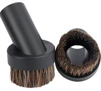 Universal Premium Brushes for Henry Hoover 32mm Pack of 2 Replacement Brushes for Henry Hetty Head Parts, Round Horse Hair Henry Hoover Head Attachments Dusting Suction Nozzle and Dust Brush