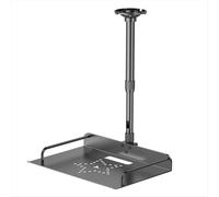 Universal Projector Ceiling Wall Mount Bracket with Tray Adjustable for Cameras Projectors Video Conferencing 75-150cm
