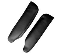 Universal Protector 2 PCS Car Armrest Box Protective Cover Leather Armrest Cover For Land For Rover For Discovery 3 4 2004-2016(Black-Black)