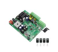 Universal Pull Arm Door Machine Motherboard 24V Electric Swing Gate Opener Control Board Automatic Gate Door Controller Actuator for Swing Gate，Sliding Door(Board with 4 remotes)