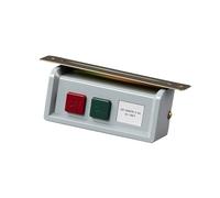 Universal Push Button On & Off Switch, Start Stop Pushbutton Switch Insulation and Heat Resistance 10A 220V/380V Contact Material Silver for Industrial Sewing Machine Motor (Grey)