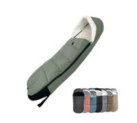Universal Pushchair Footmuff for Babyzen YOYO/YOYO2 & Bugaboo, Waterproof Fabric Base, Easy-Clean, Warm Foot Cover for strollers (Standard, Olive)