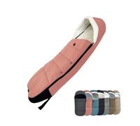 Universal Pushchair Footmuff for Babyzen YOYO/YOYO2 & Bugaboo, Waterproof Fabric Base, Easy-Clean, Warm Foot Cover for Strollers (Ginger Pink)
