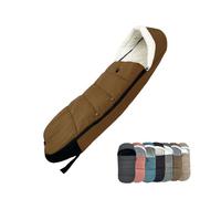 Universal Pushchair Footmuff for Babyzen YOYO/YOYO2 & Bugaboo, Waterproof Oxford Base, Easy-Clean, Warm Foot Cover for Strollers (Standard, Toffee)