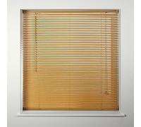 UNIVERSAL PVC 25mm Venetian Blind, Woodgrain, W60 x D160cm