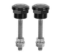 Universal Quick Release Bonnet Latch 2Pcs Push Button Aluminum Iron Bumper Lock Pins for Car Engine Compartment 22mm