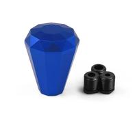 Universal Racing Diamond Shape Shift Knob Car Aluminum Manual Gear Stick Shift Knob Lever Shifter Racing Shift Knob Interior Upgrade(Blue)(Blue)