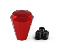 Universal Racing Diamond Shape Shift Knob Car Aluminum Manual Gear Stick Shift Knob Lever Shifter Racing Shift Knob Interior Upgrade(Blue)(Red)