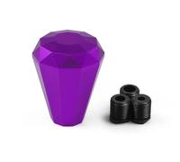 Universal Racing Diamond Shape Shift Knob Car Aluminum Manual Gear Stick Shift Knob Lever Shifter Racing Shift Knob Interior Upgrade(Blue)(Purple)
