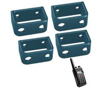 Universal Radio Hanger Holder Mount, 4 Pack. for Wall mounting Baofeng Midland Kenwood Motorola Talkabout Cobra CB Handheld Walkie-Talkie