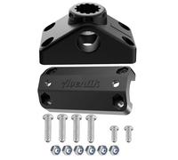 Universal Rail Mount Adapter for Side Deck Mounting Bracket, Fit 7/8" & 1" Round/1" Square Rails Compatible with Scotty Accessories. (Rail Mount Adapter & Side Deck Mounting)