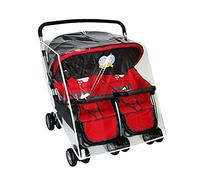 Universal Rain Cover Baby Stroller Buggy for Pushchair Transparent Travel Weather Shield Raincover Windproof Pram Parts Accessories