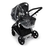Universal Rain Cover Compatible with Joolz Pushchair,Pram, Car Seat, Carrycot, 2 in 1, Side by Side, Twin, Pram,Travel Weather Shield Windproof, Waterproof, Protect Sun Dust Snow (Carrycot)