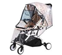 Universal Rain Cover for Pushchair Stroller, Universal Size Stroller Weather Shield with Insect Net, Baby Stroller Rain Cover Waterproof Windproof Dust Resistant