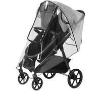 Universal Rain Cover for Pushchair, Universal RainCover for Pram Transparent Eva Stroller Shield Pram Windproof Waterproof with Water Resistant Zip, Well Ventilated