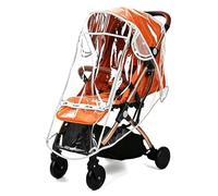 Universal Rain Cover for Pushchair, Windproof & Waterproof Pram Rain Cover with Extended Canopy, Baby Stroller Accessory for Protection (Medium)