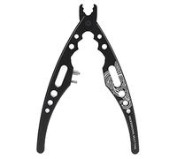 Universal RC Shock Clamp Shaft, RC Shock Pliers Tool for 1/10 1/8 Scale Remote Control Cars, Aluminum Alloy Assembly Disassembly Tool with Advanced Pattern Design, Classic Black Co
