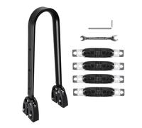 Universal Rear Bike Rack 30 kg Load Aluminium Alloy Cargo Carrier | Bicycle Luggage Rack for Carrying Camping Gear, Shopping Bags and Panniers, Designed for Everyday Rides and Outdoor T