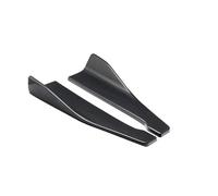 Universal Rear Bumper Spoiler Aprons Spats Splitter Protector 48cm Plastic Side Skirts For ALL Cars Antiscratch Guards Car Side Skirt(Carbon Fiber)