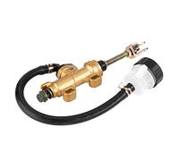 Universal Rear Foot Brake Master Cylinder Pump with Reservoir Aluminium Construction for Motorcycle Dirt Bike ATV, Fixing Rear Brake Failure, Dirt Bike Maintenance, ATV Repair