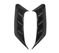 Universal Rear Headlamp Eyebrow Eyelid, Gloss Black Rear Headlight Side Eyebrows Frame Car Exterior Decoration (1Pair)
