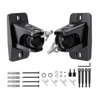 Universal Rear Speaker Wall Mount Bracket for Satellite Surround Sound | Max 11 lb Load, 1/4-20 & M5/M4 Threads Mounting, Wall & Ceilling Mount, Fits Roku, Polk, Samsung Q990F Q990D & More, 2-Pack