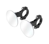 Universal Rearview Mirror Wide Vision Convex Motorcycle Handlebar Mount Rear Side Mirror Rimless 360 Degree Rotation Side Mirrorss