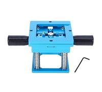 Universal Reballing Station and BGA Rework Table with Handle - Lightweight Aluminum Alloy Tin Planting Kit for Mobile Phone Chips - Supports Maximum Chip Size 50 x 50 mm - Blue