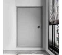 Universal Recessed Access Panel Insulated Inspection Hatch Cover for Drywall Metal Access Panels for Plumbing Service Door Gray (25x30in / 63.5x76.2cm)