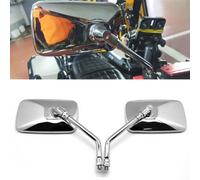 Universal Rectangle Shaped Motorcycle Handlebar Rear View Side Mirrors Fashion Cars Accessory