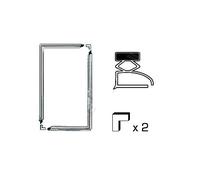Universal Refrigerator Door Gasket 1300x700mm, Mounting with Screws