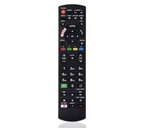 Universal Remote Control Compatible with Panasonic Plasma Viera Smart LCD LED 3D HD TV | No Setup Required Remote Control with Buttons for NETFLX and MY APP