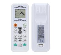 Universal Remote Control for AC, 1000-in-1,Compatible with Haier,Hitachi, LG, Sharp, Gree, Midea, Bosch,Toshiba Air Conditioners WHITE