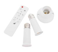 Universal Remote Control Kit E27 Base and 95mm Extension Rod | Includes Mounting Base and Connecting Rod, Supports Color Temperature Tuning and Sleep Mode, for Bedroom and Apartment Rooms
