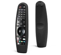 Universal Remote Control Protective Cover Compatible with LG Magic AKB75855501 AN-MR20GA with Voice Function, AN-MR19BA,AN-MR650,AN-MR600, LG Smart TV Remote Case Anti-Slip Texture Design(Black)
