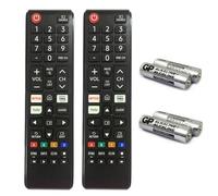 Universal Remote Control Replacement for Samsung Smart TV 2 Pack, Zero Setup Required for Seniors, Batteries Included Fits All BN59 Models