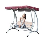 Universal Replacement Canopy for 2-3 Seater Hollywood Swing, Waterproof 210D Ox Fabric Garden Swing Roof Cover, Sune for Patio Hammock Chair