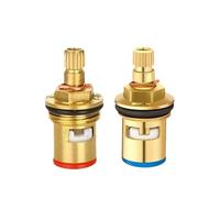Universal Replacement Tap Valves Brass Ceramic Disc Cartridge Inner Faucet Valve Clockwise Or Anti-clockwise Bathroom Accessory(DN25)