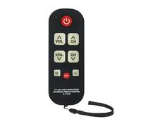 Universal Replacement Waterproof Big Button Remote Control A-TV10 WP-U1434LA with LED Light Compatible for Samsung LG Sony Hisense TCL Insignia Sanyo Toshiba Philips Element Hitachi Westinghouse TV