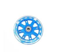 Universal Replacement Wheels for Scooters Scooter Replacement Wheels 2 Pack 110mm Flashing ABEC-7 Bearings Multicolor(Blue)