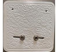 Universal Replica Wrestlers Belt Wall Hanger, White Leather, for Adult and Kids Belt